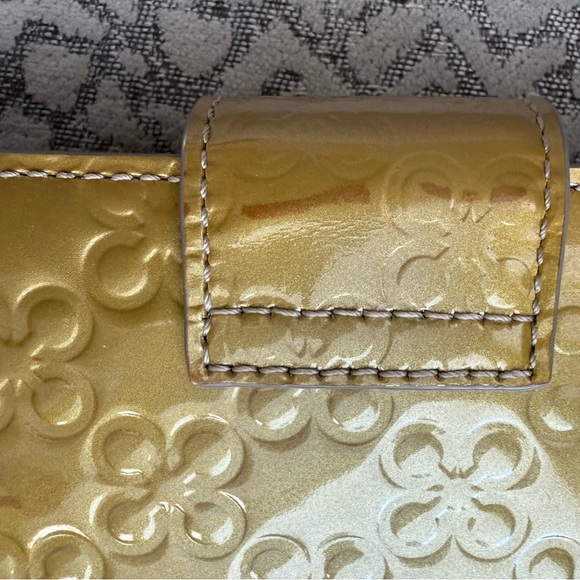 Coach Gramercy Gold Embossed Agenda Planner - Picture 9 of 11